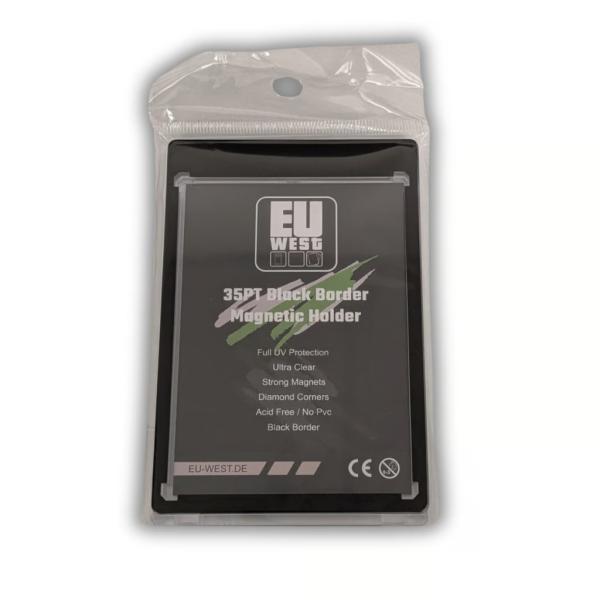 EU West 35pt Black Border Magnetic Magnet Holder